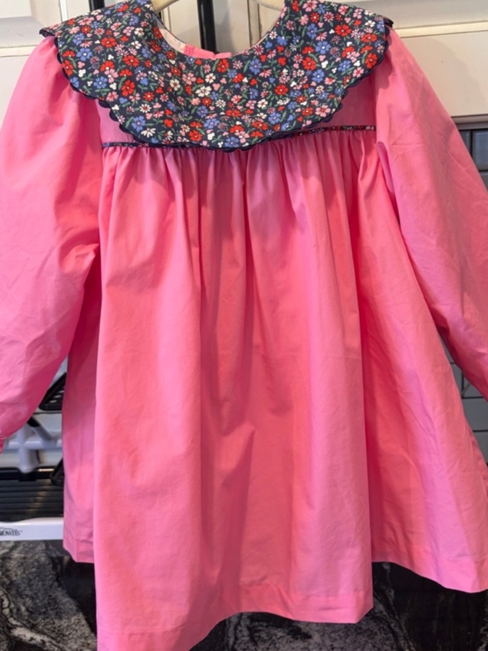Beaufort Bonnet Hamptons Hot Pink with Fairfax Farm Floral Bow Formal Toddler 2T - Picture 11 of 11